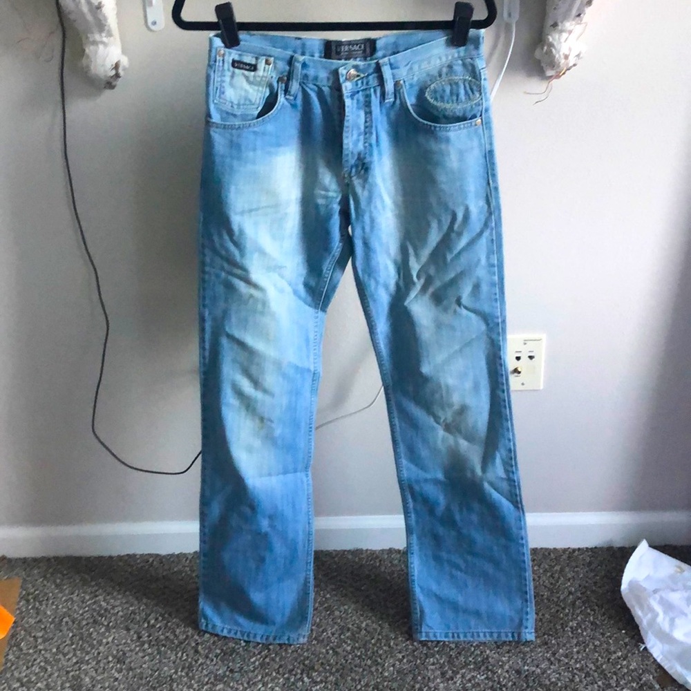VERSACE WIDE LEG JEANS